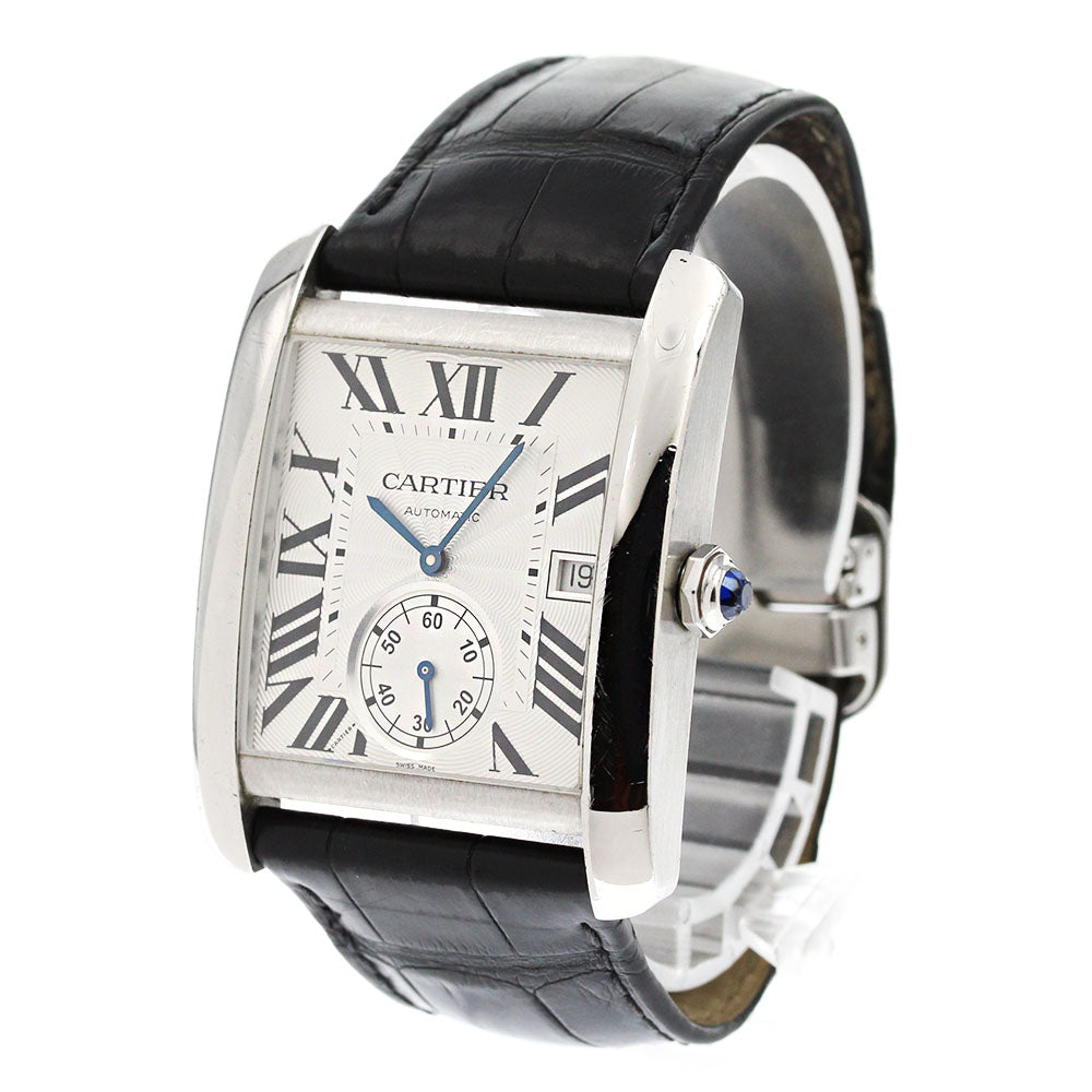 CARTIER Tank MC LM W5330003 Small seconds Silver Dial Automatic Men's Watch_849155