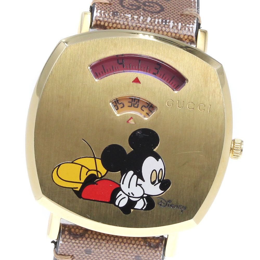 GUCCI Grip watch 157.4/YA157420 Disney collaboration Mickey mouse Quartz_849175