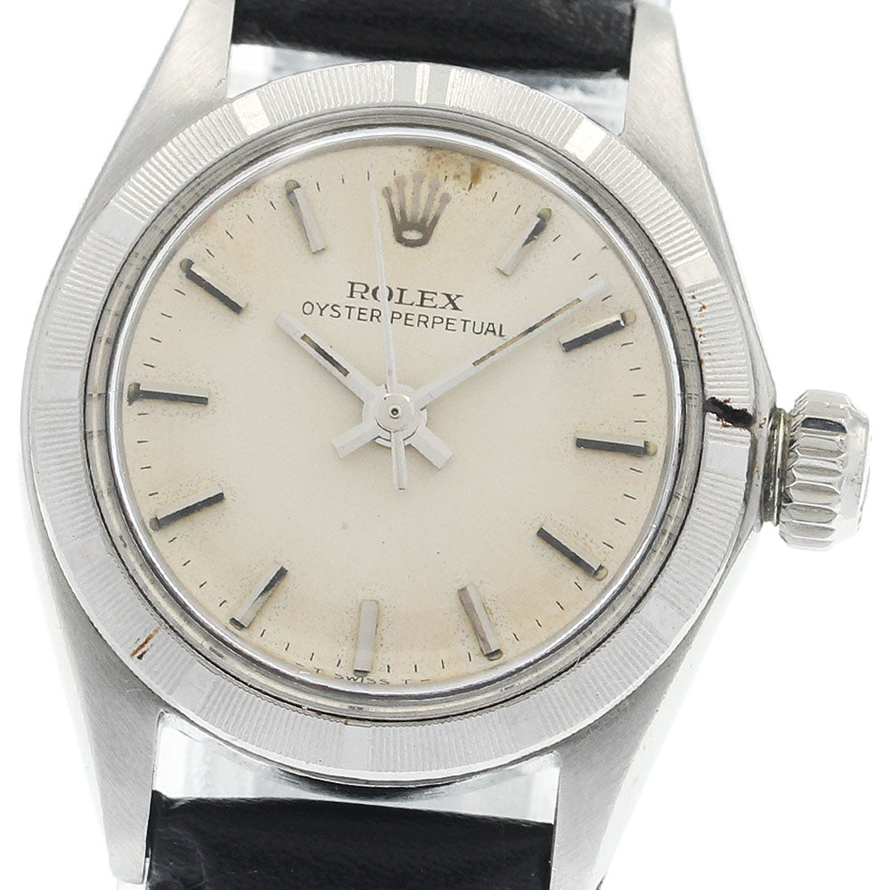 ROLEX Oyster perpetual 6623 Cal.1161 Silver Dial Automatic Ladies Watch_849206