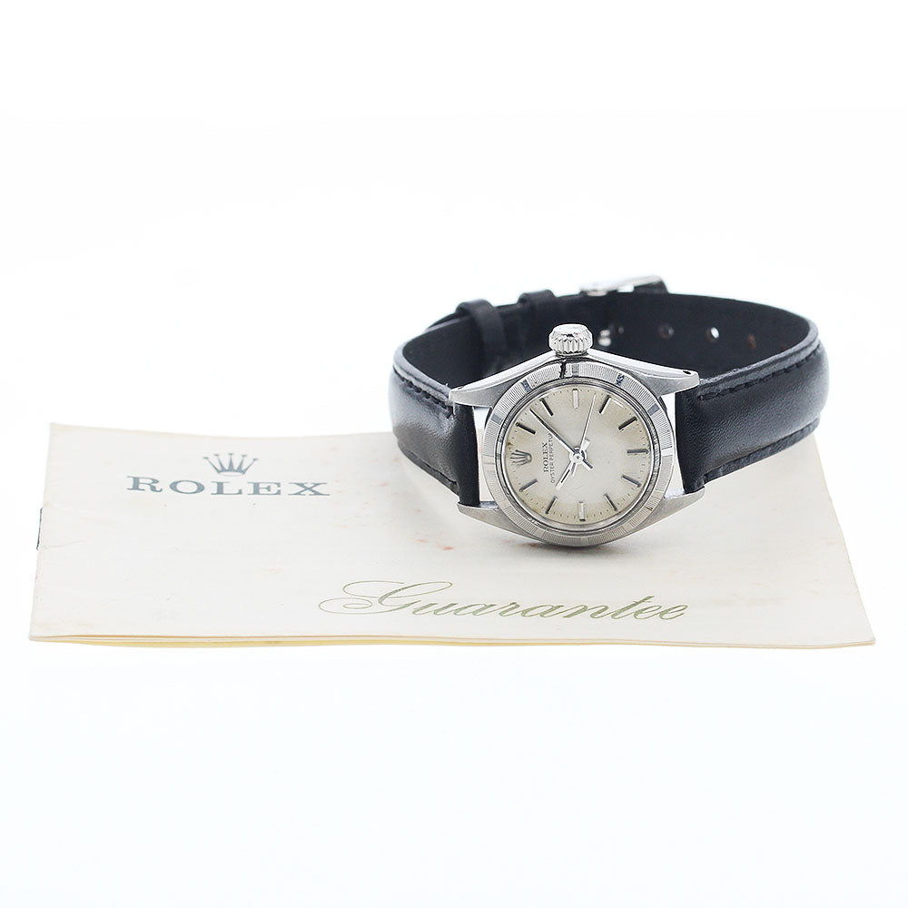 ROLEX Oyster perpetual 6623 Cal.1161 Silver Dial Automatic Ladies Watch_849206