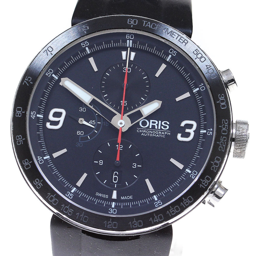 ORIS TT1 chronograph 7659-04 Date black Dial Automatic Men's Watch_849229