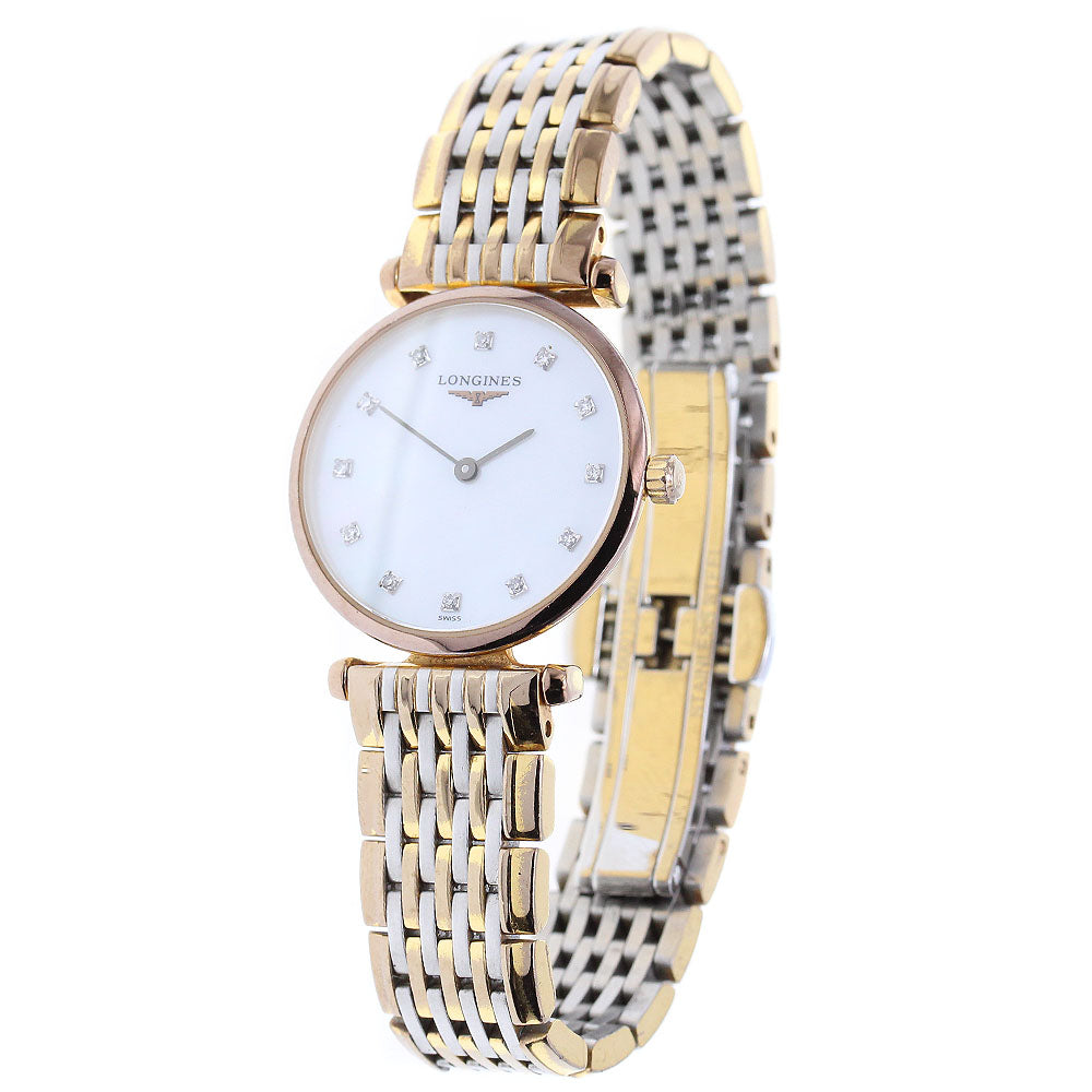 LONGINES Grand classic L4.209.1 12P diamond Quartz Ladies Watch_849230