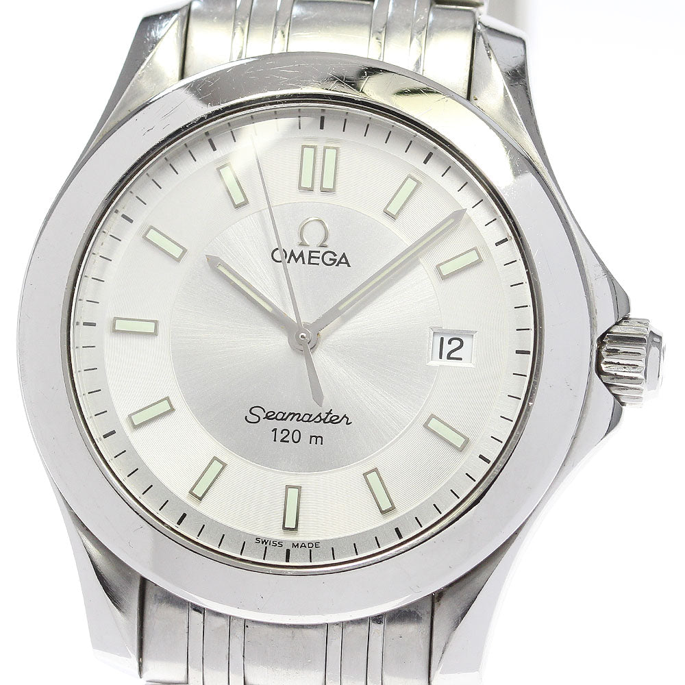 OMEGA Seamaster120 2511.32 Date Silver Dial Quartz Men's Watch_849288