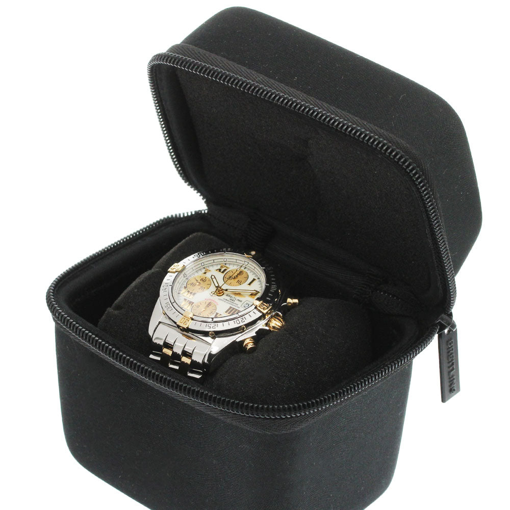 BREITLING Chrono cockpit B13358 Date White gold Dial AT Men's Watch_849324