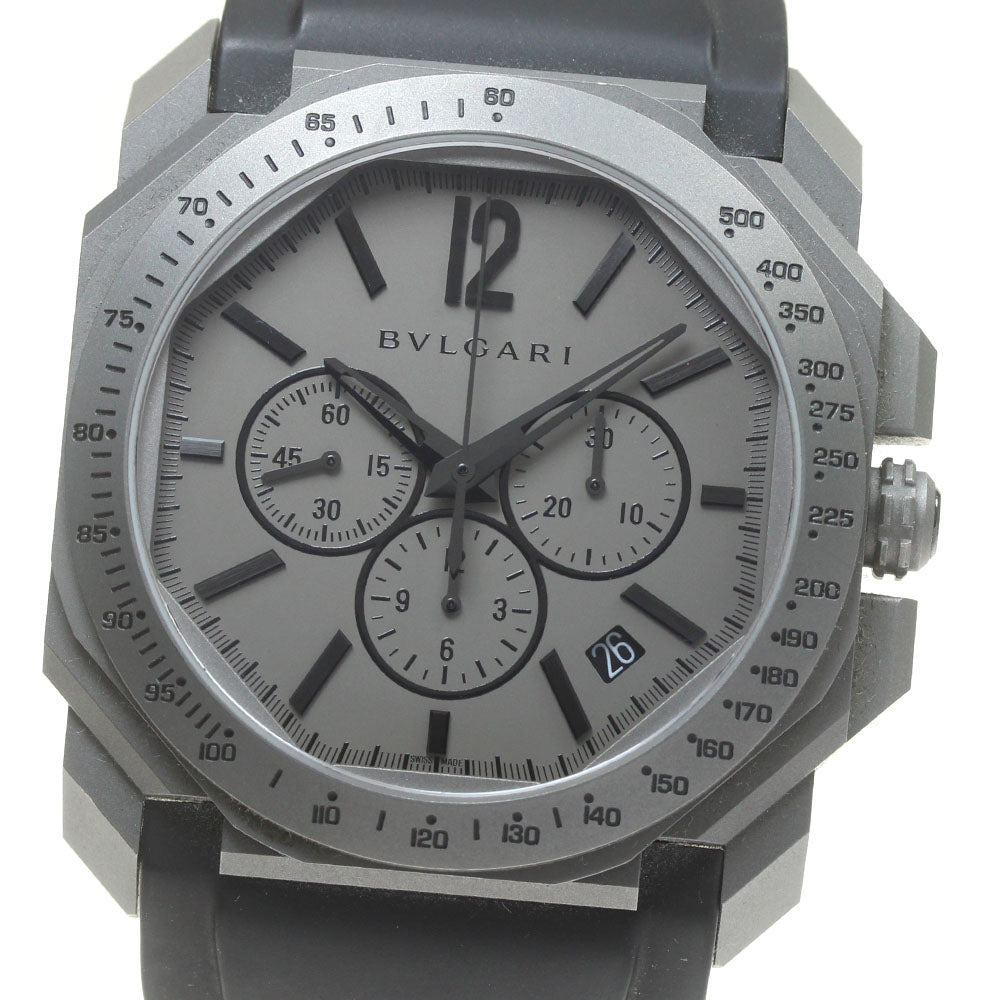 BVLGARI Octo BGO41TCH/102859 Date gray Dial Automatic Men's Watch_849367