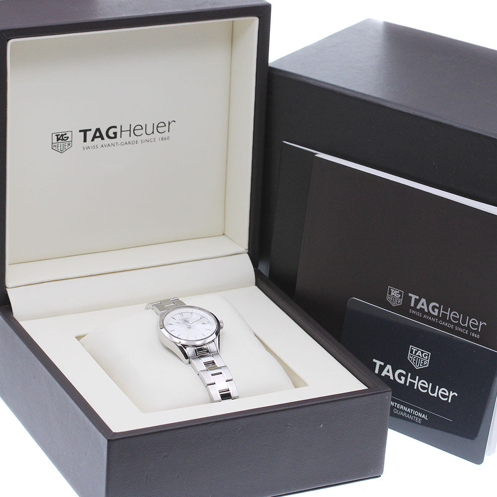 TAG HEUER Carrera WV1415.BA0793 Date White shell Dial Quartz Ladies Watch_849375