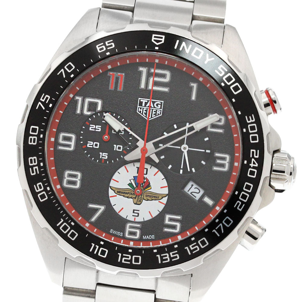 TAG HEUER Formula 1 Indy 500 CAZ101AW Chronograph black Dial Quartz Men's_849381
