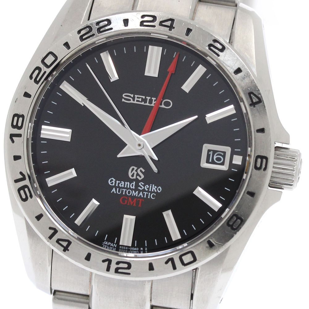SEIKO Grand Seiko SBGM001/9S56-00A0 GMT black Dial Automatic Men's Watch_849387