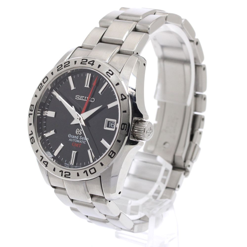 SEIKO Grand Seiko SBGM001/9S56-00A0 GMT black Dial Automatic Men's Watch_849387