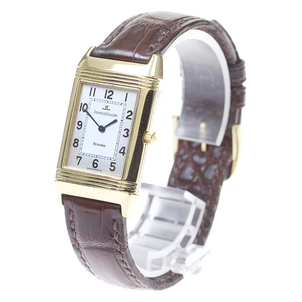 JAEGER-LECOULTRE Reverso Classic 250.1.86 18K Yellow Gold Silver Dial Hand Winding Men's Watch_849392