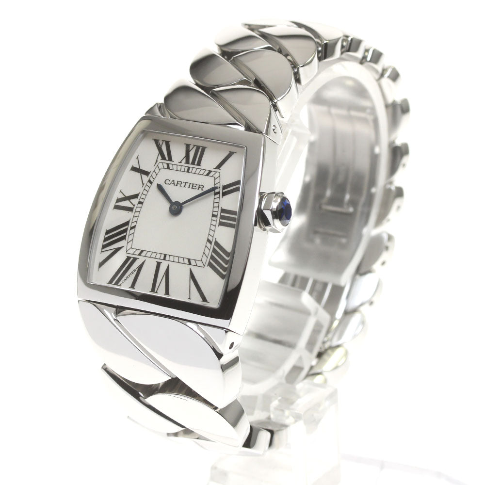 CARTIER Ladonha LM W660022I Silver Dial Quartz Boy's Watch_849408