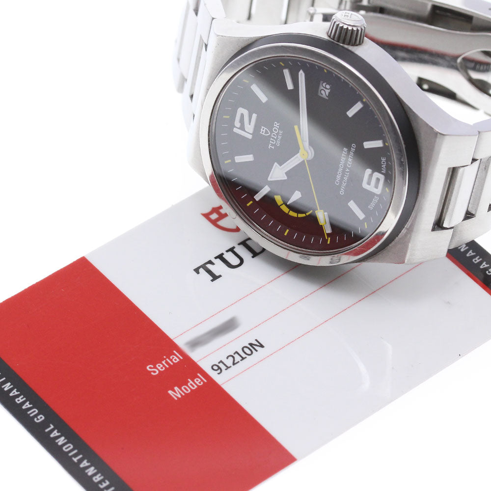 TUDOR North Flag 91210N Power reserve date black Dial Automatic Men's_849489