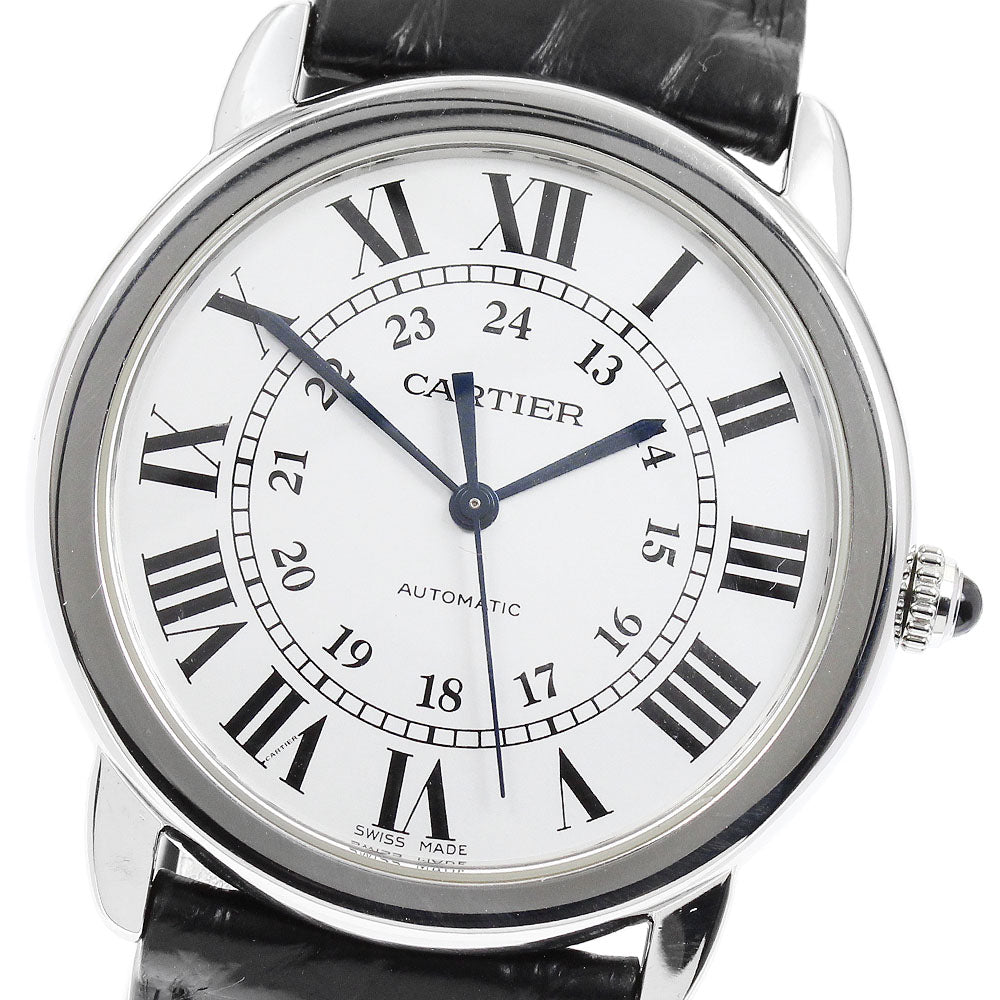 CARTIER Ronde Solo MM WSRN0013 Silver Dial Automatic Boy's Watch_849596
