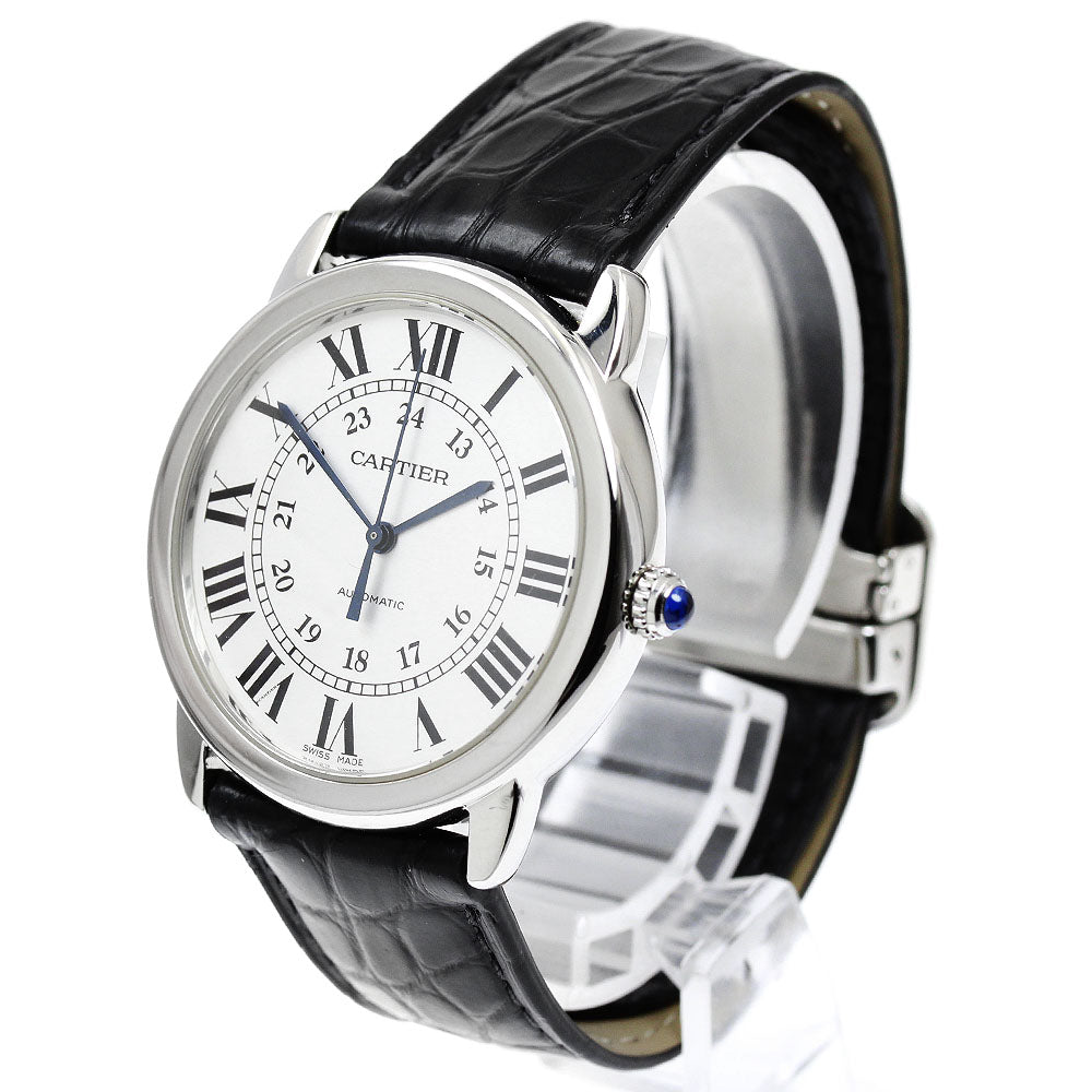 CARTIER Ronde Solo MM WSRN0013 Silver Dial Automatic Boy's Watch_849596