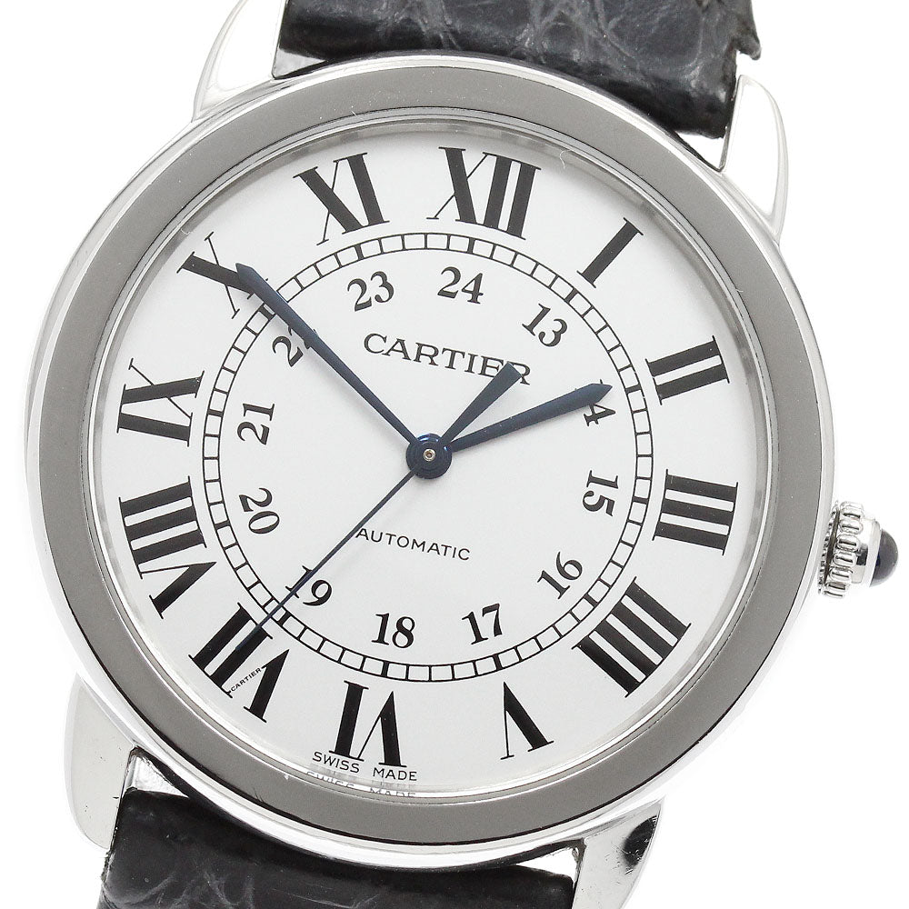CARTIER Ronde Solo MM WSRN0013 Silver Dial Automatic Boy's Watch_849597