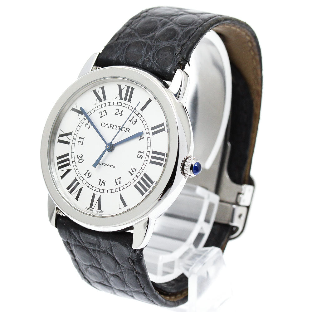 CARTIER Ronde Solo MM WSRN0013 Silver Dial Automatic Boy's Watch_849597