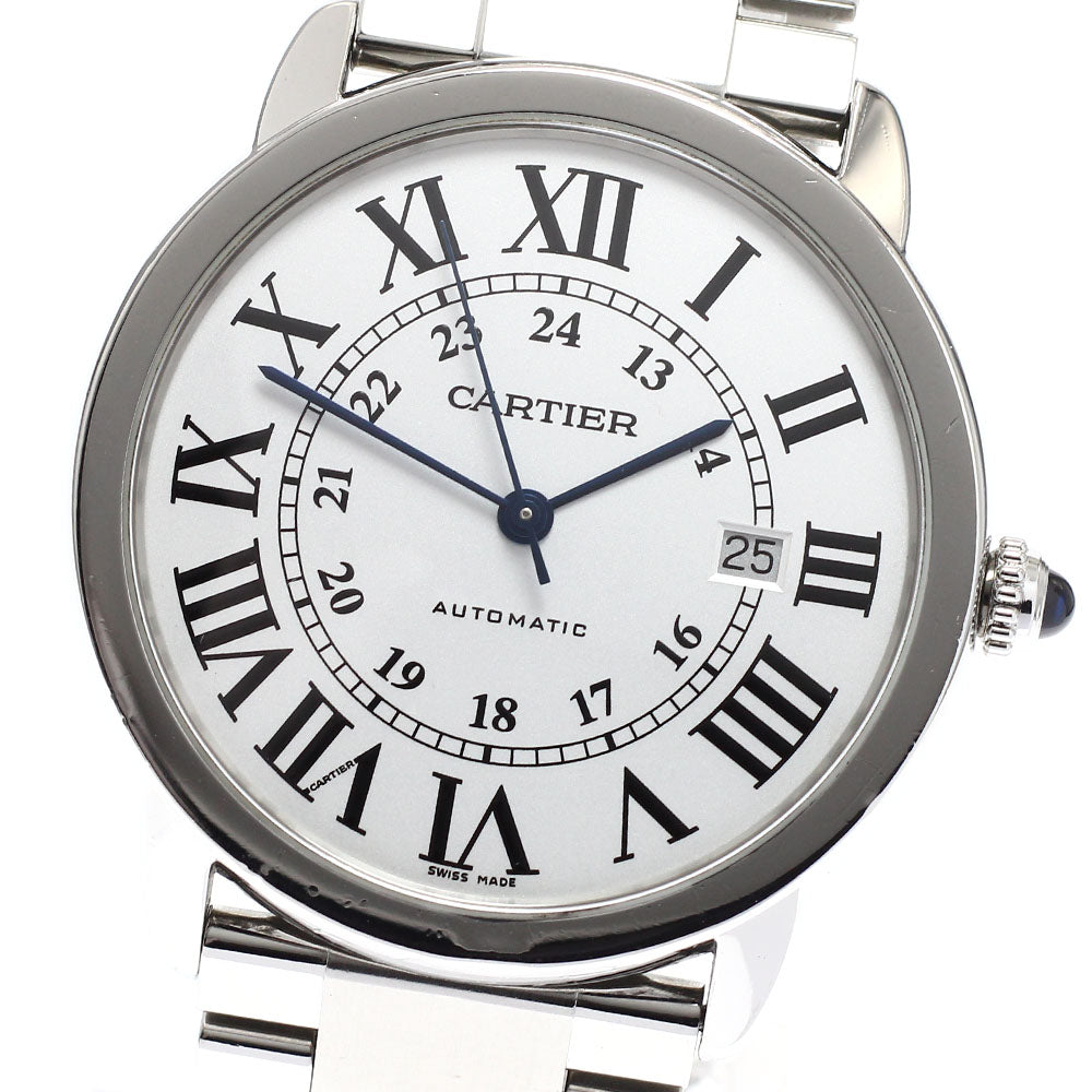 CARTIER Ronde Solo de Cartier XL W6701011 Date Automatic Men's Watch_849614