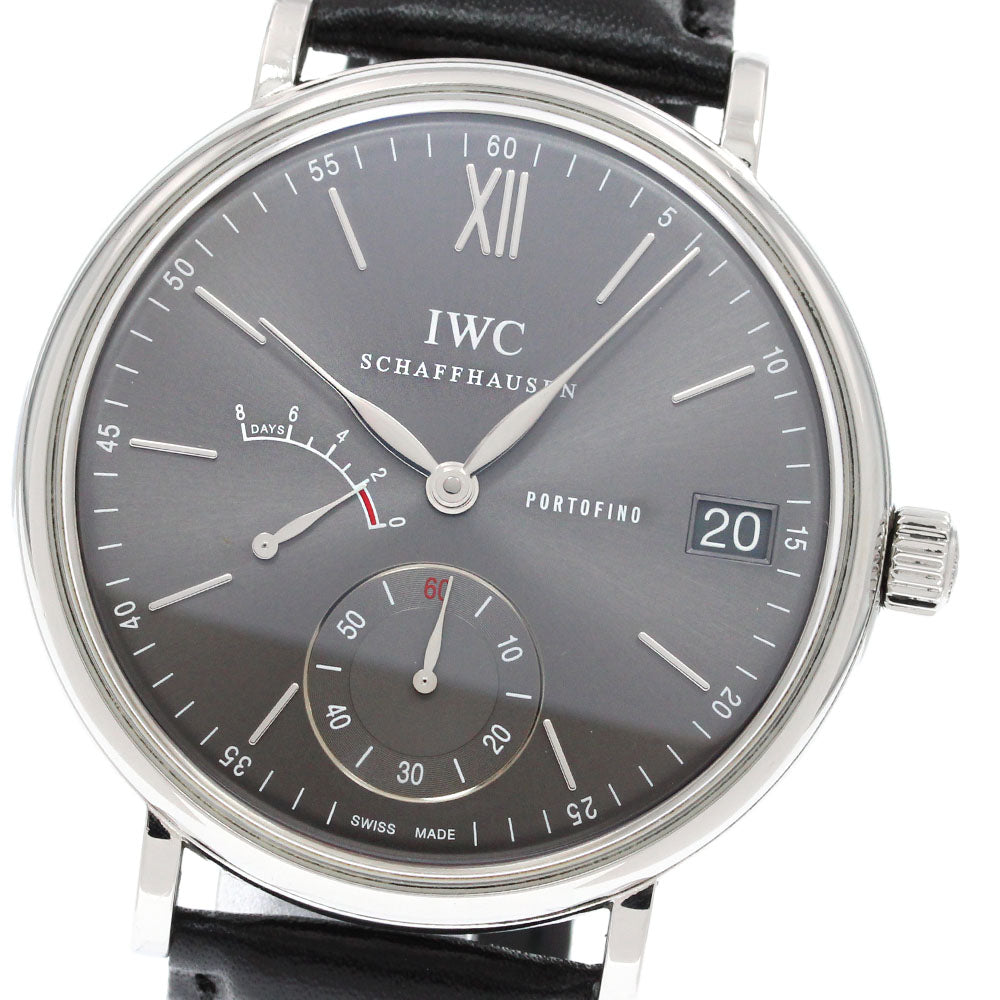 IWC SCHAFFHAUSEN Portofino Hidewind 8 Days IW510115 Hand Winding Men's_849644