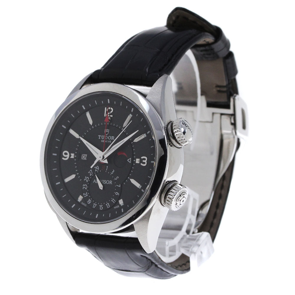 TUDOR Heritage Advisor 79620 Power reserve black Dial Automatic Men's Watch_849659