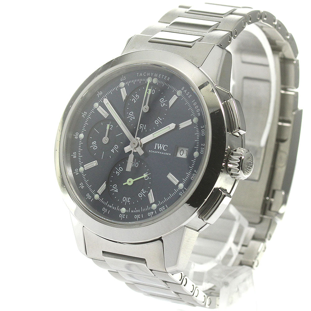 IWC SCHAFFHAUSEN In junior IW380802 Chronograph Date Navy Dial Automatic Men's Watch_849669