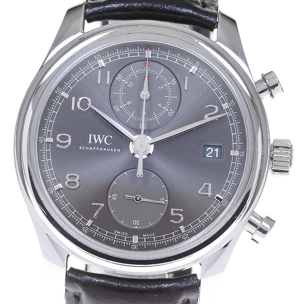 IWC SCHAFFHAUSEN Portugese IW390404 Date Chronograph Automatic Men's_849674