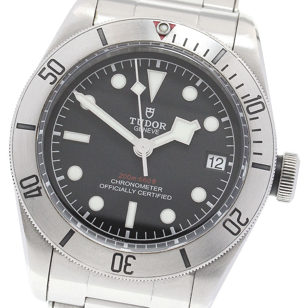 TUDOR Black bay steel 79730 Date black Dial Automatic Men's Watch_849694