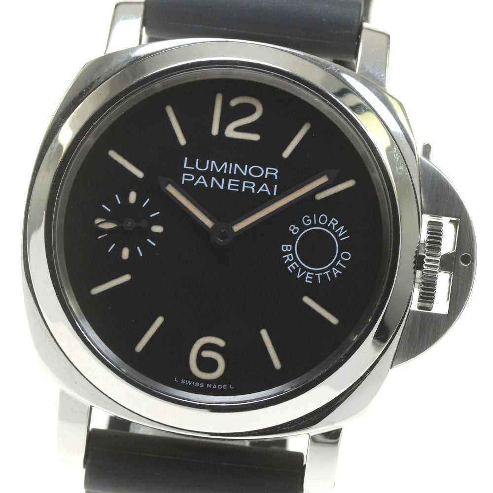 PANERAI Luminor Marina PAM00590 8 Days Small Second Hand Winding Men's_849716