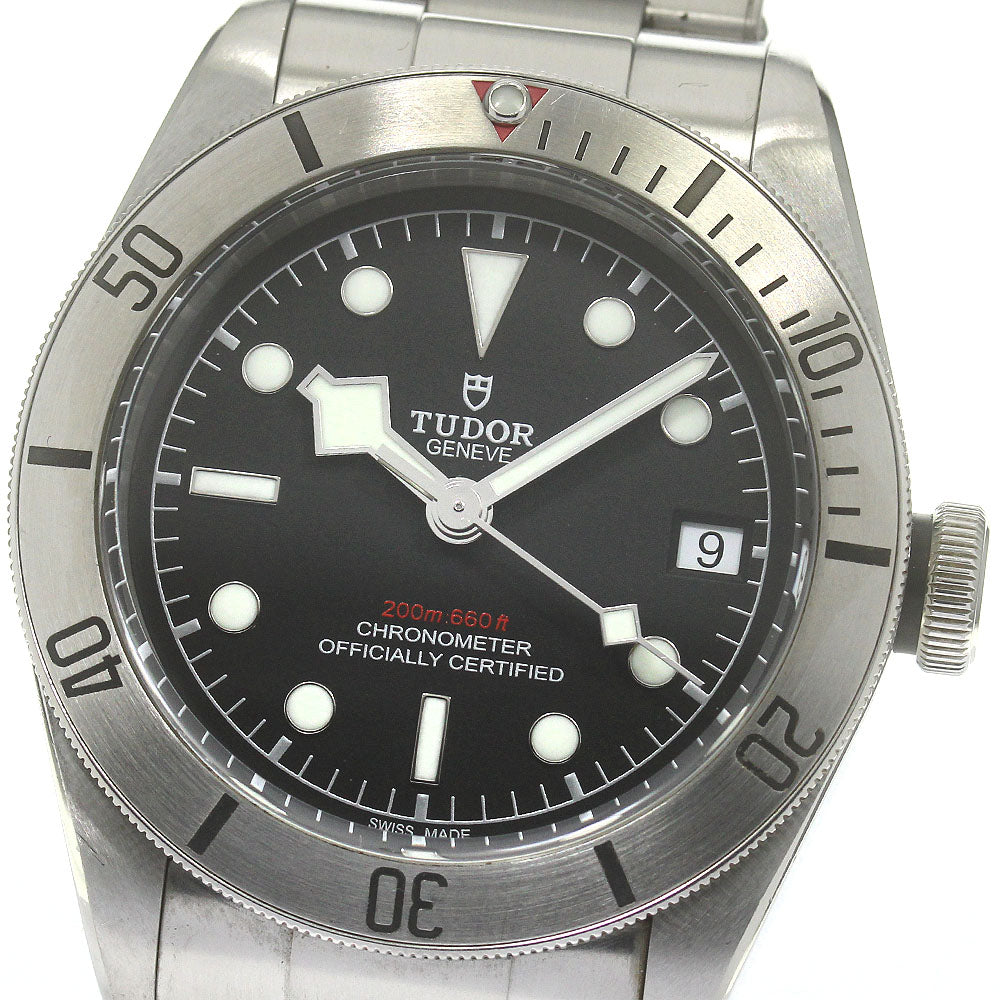 TUDOR Black bay steel 79730 Date Black Dial Automatic Men's Watch_849728