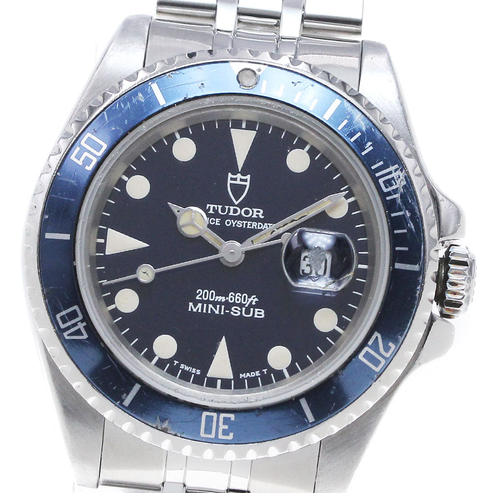 TUDOR Prince Date Mini Sub 73190 Cal.2671 Navy Dial Automatic Boy's Watch_849753