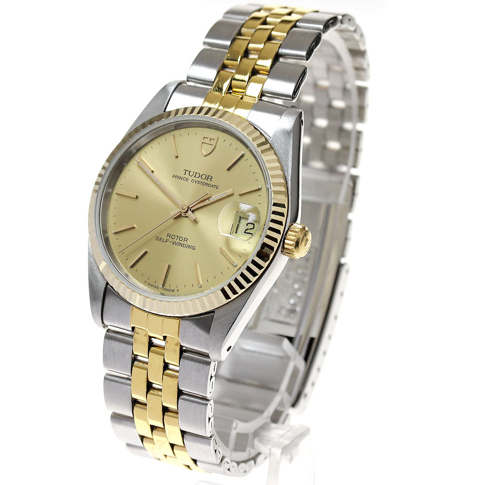 TUDOR Prince Oyster Date 74033 Cal.2824-2 Gold Dial Automatic Men's Watch_849758