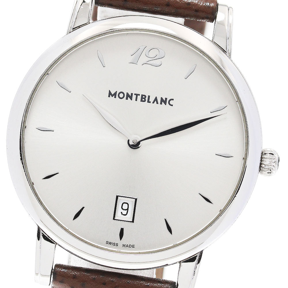 MONTBLANC Star classic 7239 Date Silver Dial Quartz Men's Watch_849768
