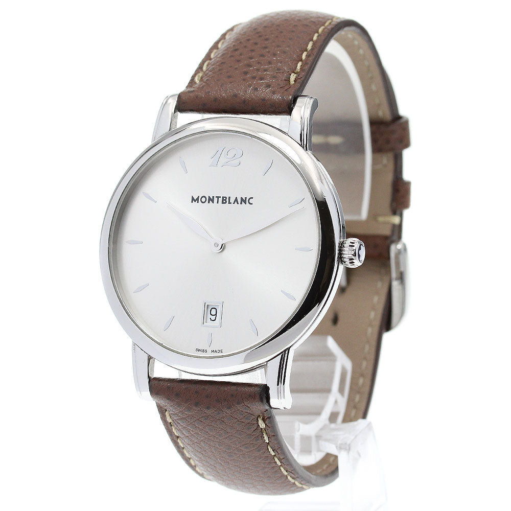 MONTBLANC Star classic 7239 Date Silver Dial Quartz Men's Watch_849768