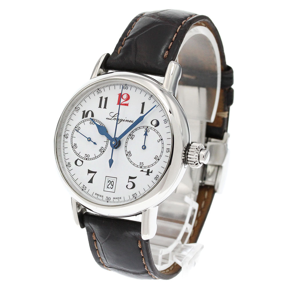 LONGINES Heritage Column Wheel 180th Anniversary L2.775.4 One push chrono white Dial Automatic Men's Watch_849772