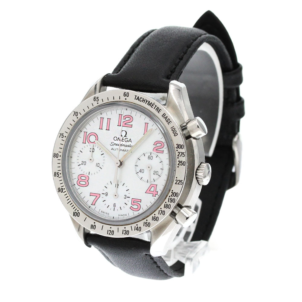 OMEGA Speedmaster 3834.74.34 Chronograph White shell Dial Automatic Men's Watch_849775