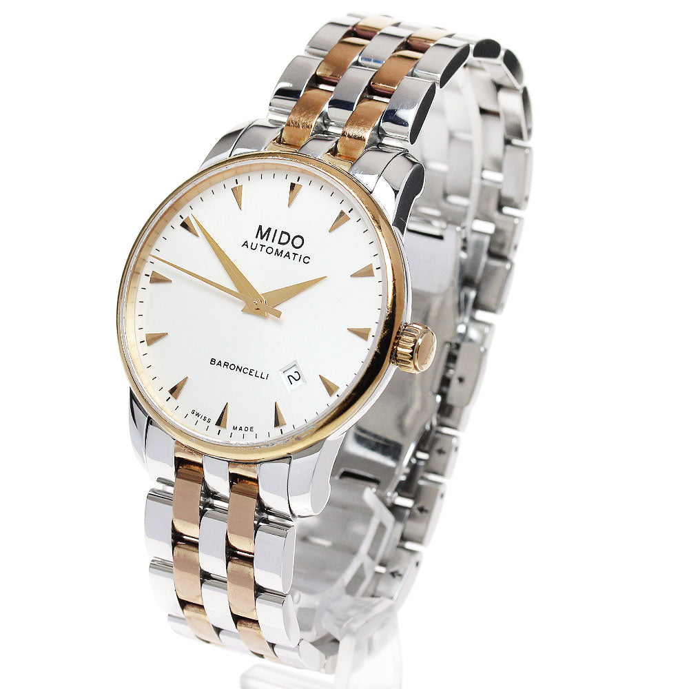MIDO Baroncelli M8600B Date Silver Dial Automatic Men's Watch_849803