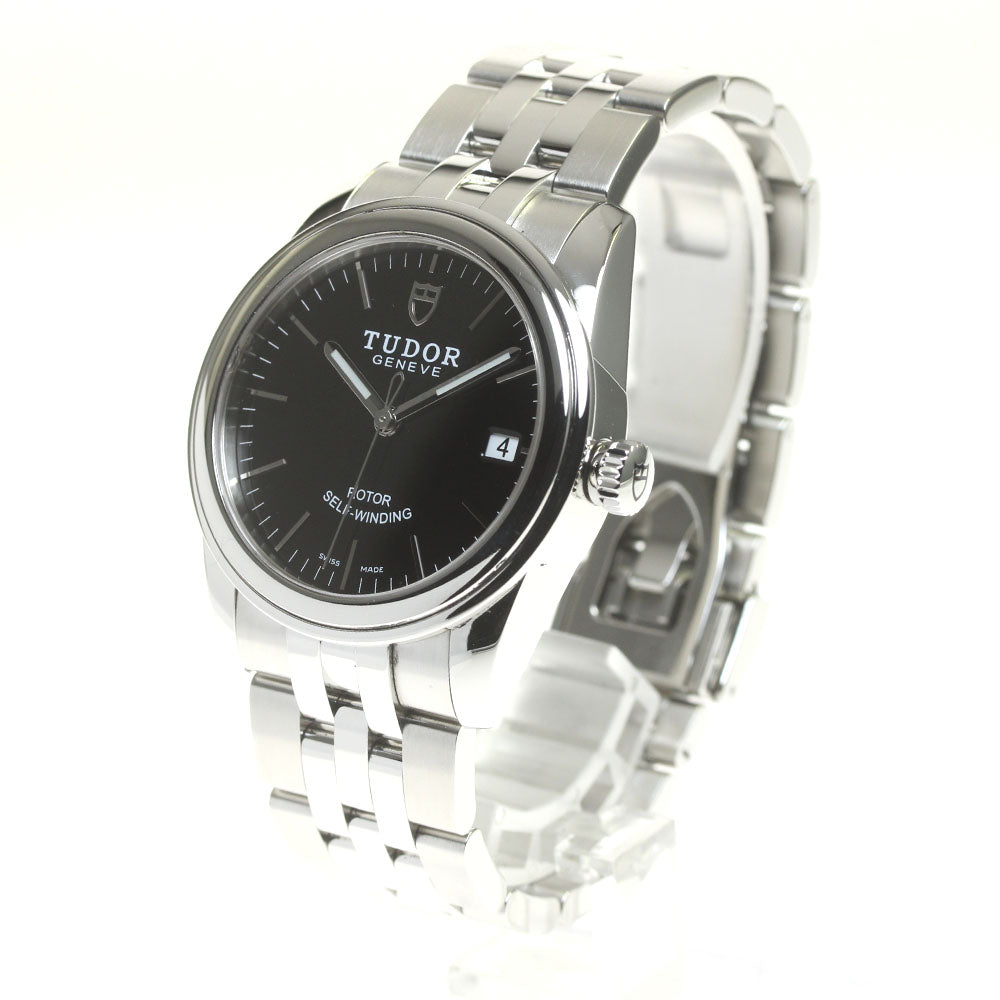 TUDOR Glamour 55000 Date Black Dial Automatic Men's Watch_849805