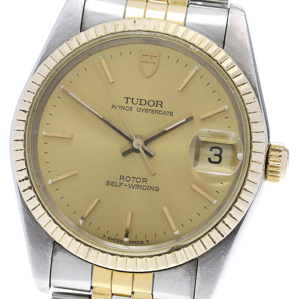 TUDOR Prince Oyster Date 74033 Cal.2824-2 gold Dial Automatic Men's Watch_849830