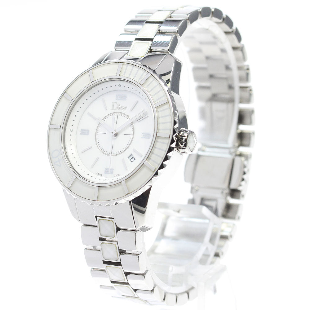 Dior crystal CD113111 Date white Dial Quartz Ladies Watch_849832