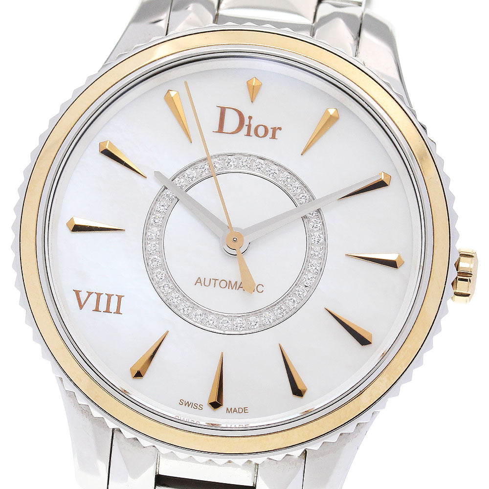 Christian Dior Uit Montagne CD153510 18K Yellow Gold White shell Dial Automatic Ladies Watch_849833