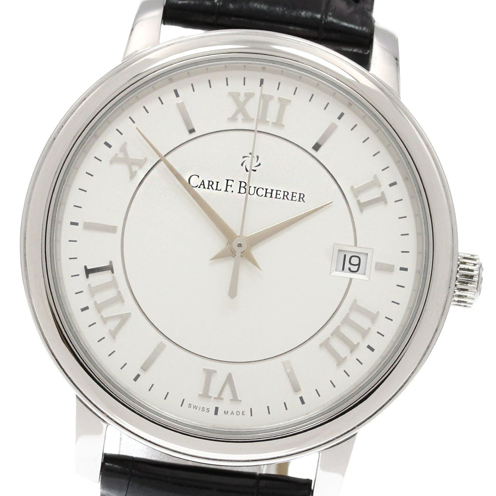 CARL F.BUCHERER Adamavi 10314.08 Date Silver Dial Automatic Men's Watch_849848