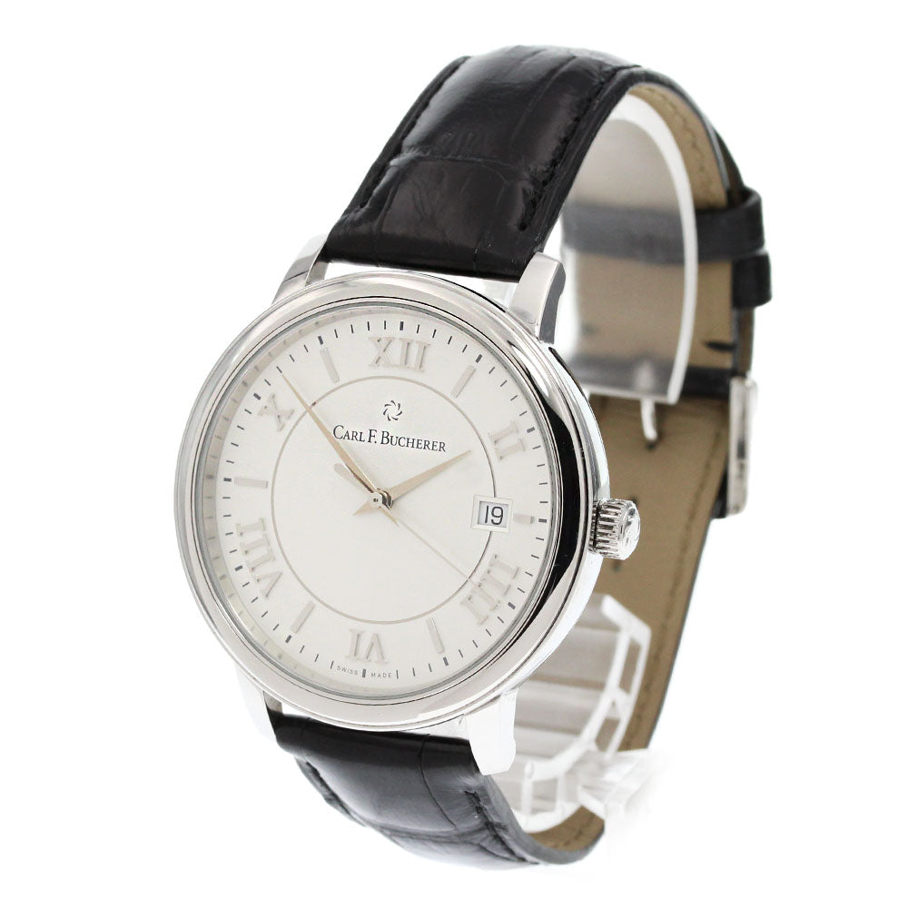 CARL F.BUCHERER Adamavi 10314.08 Date Silver Dial Automatic Men's Watch_849848