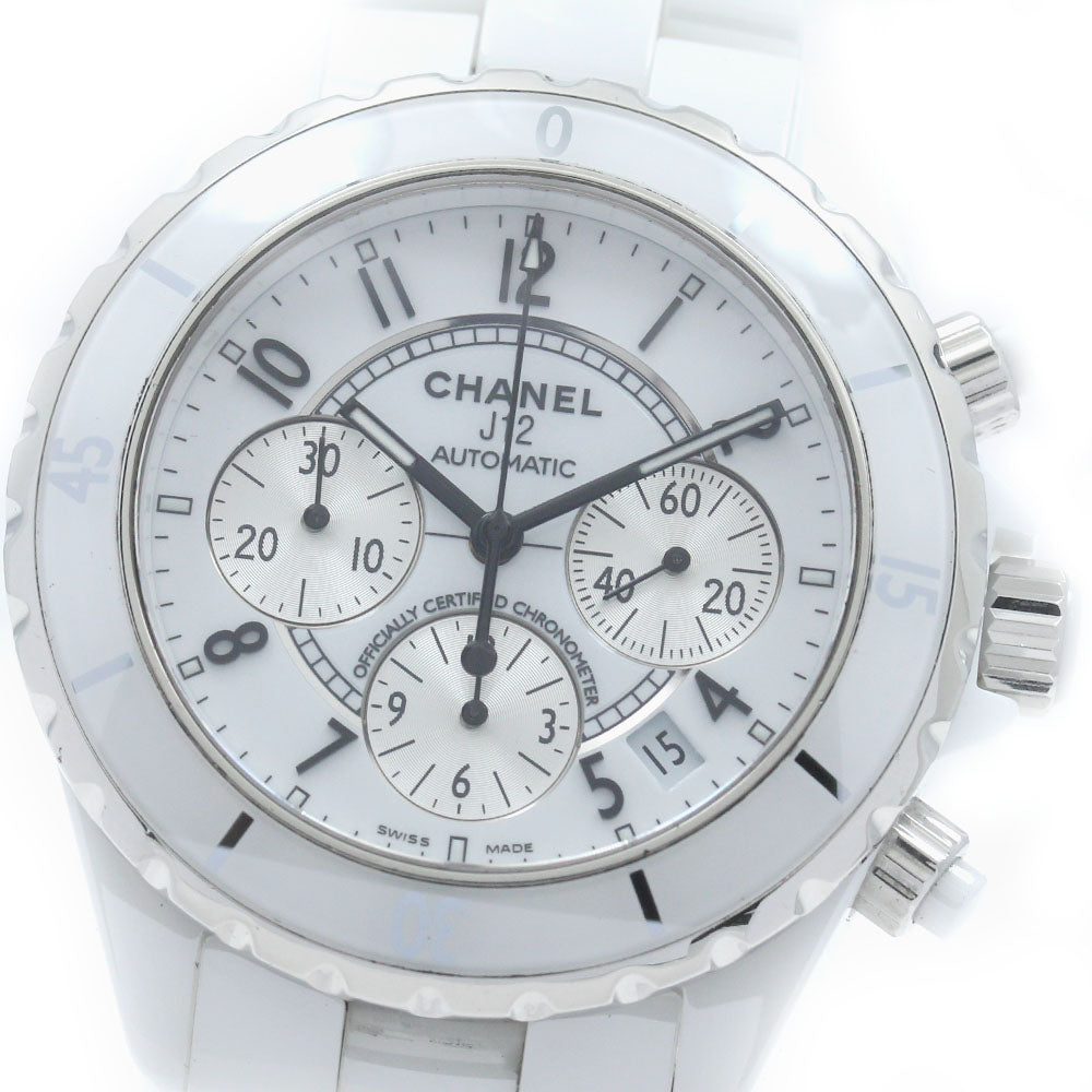 CHANEL J12 H1007 White ceramic white Dial Automatic Men's Watch_849855