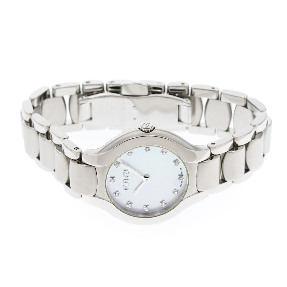 EBEL Beluga E9256N22 12P diamond White shell Dial Quartz Ladies Watch_849858