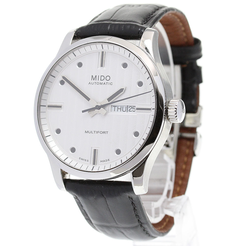 MIDO Mido Multifort Gent M005430A Day date Silver Dial Automatic Men's Watch_849866