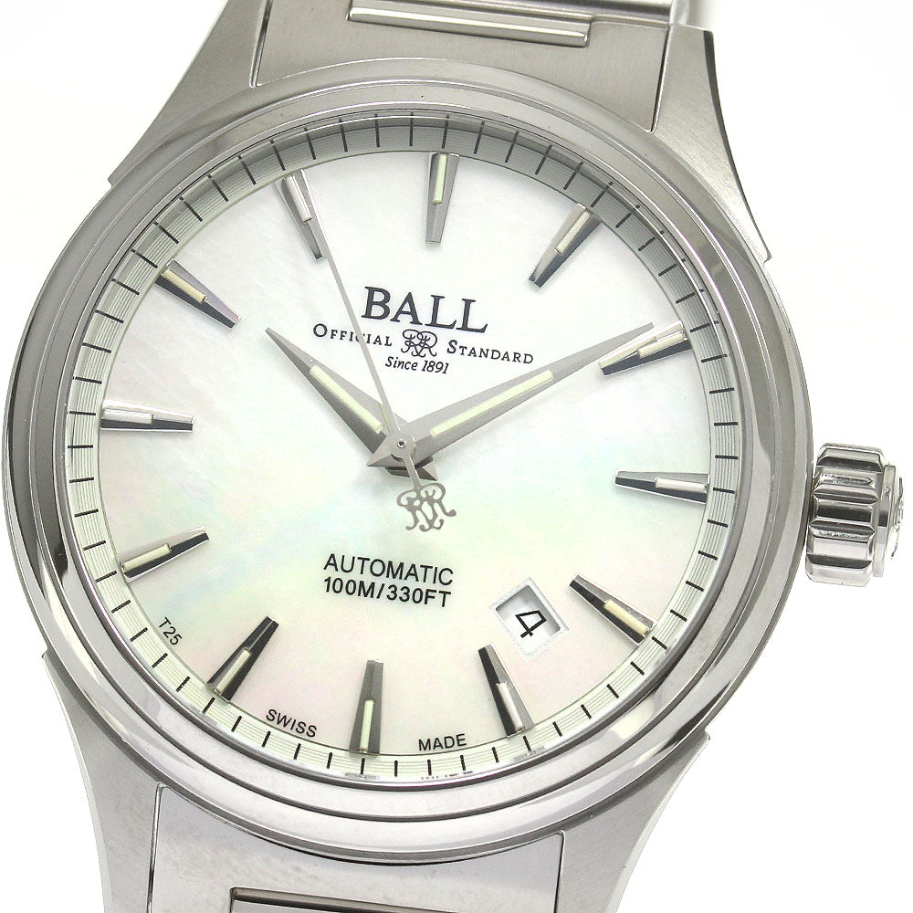 BALLWATCH Stokeman Victory NM2098C-S26J-WHR Date White shell Dial Automatic Men's Watch_849876