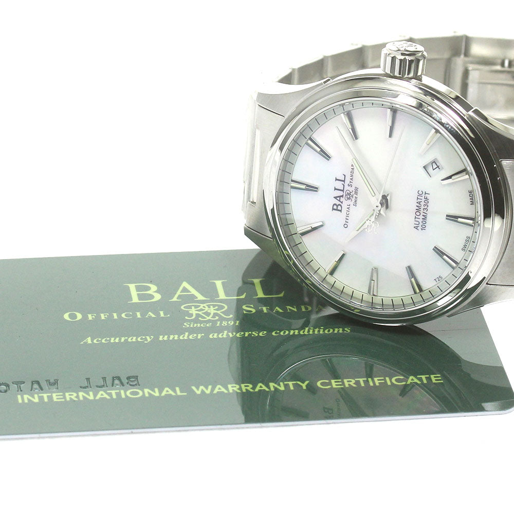 BALLWATCH Stokeman Victory NM2098C-S26J-WHR Date White shell Dial Automatic Men's Watch_849876