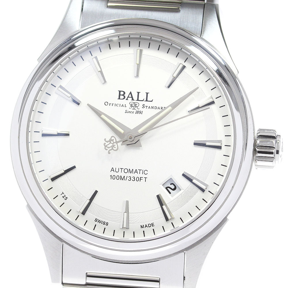 BALLWATCH Stokeman Victory NM2098C-S4J-SL Silver Dial Automatic Men's_849878