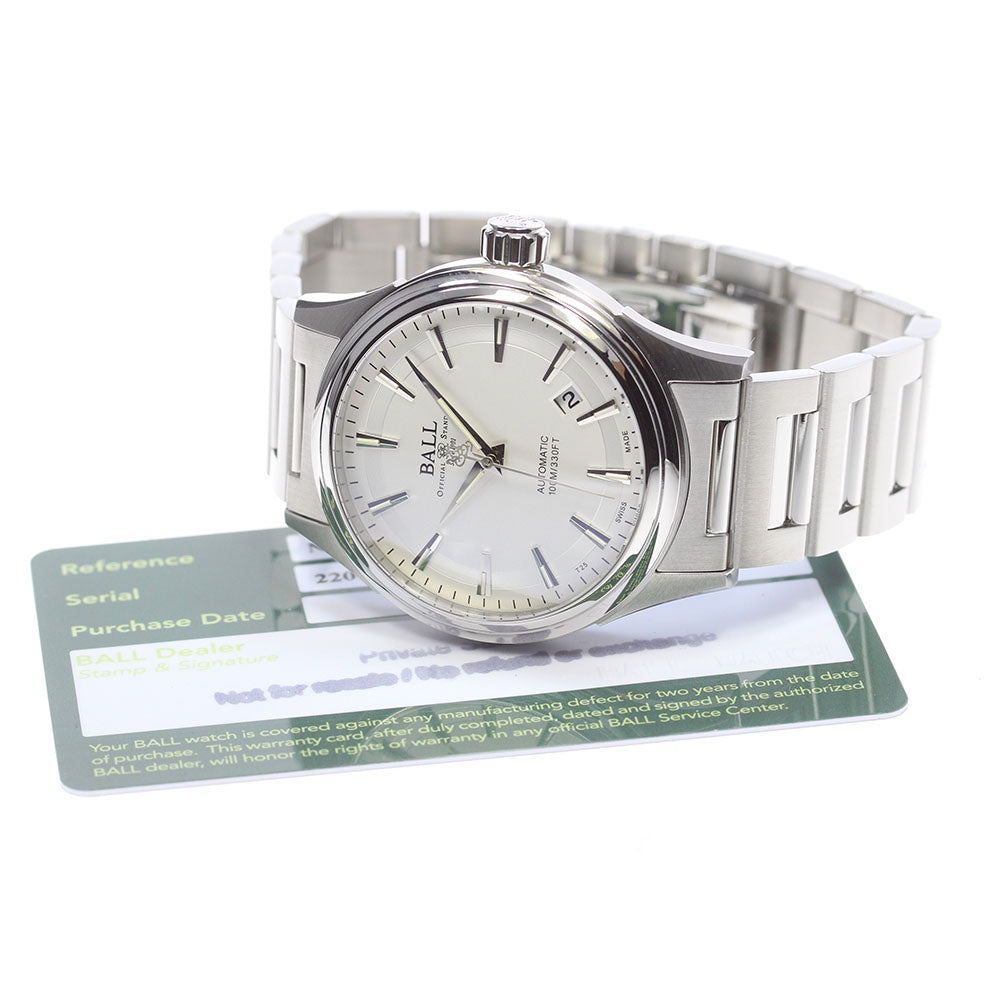 BALLWATCH Stokeman Victory NM2098C-S4J-SL Silver Dial Automatic Men's_849878