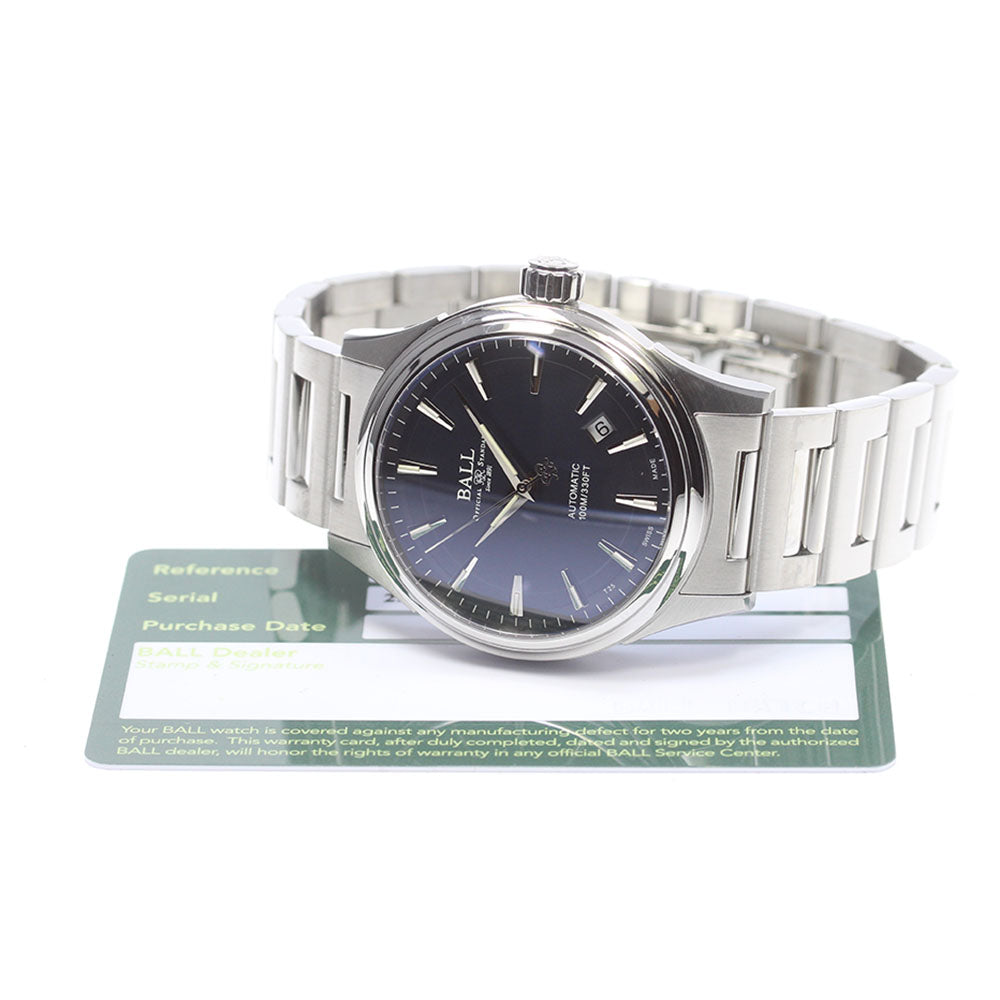 BALLWATCH Stokeman Victory NM2098C-S4J-BE Date Navy Dial AT Men's Watch_849889
