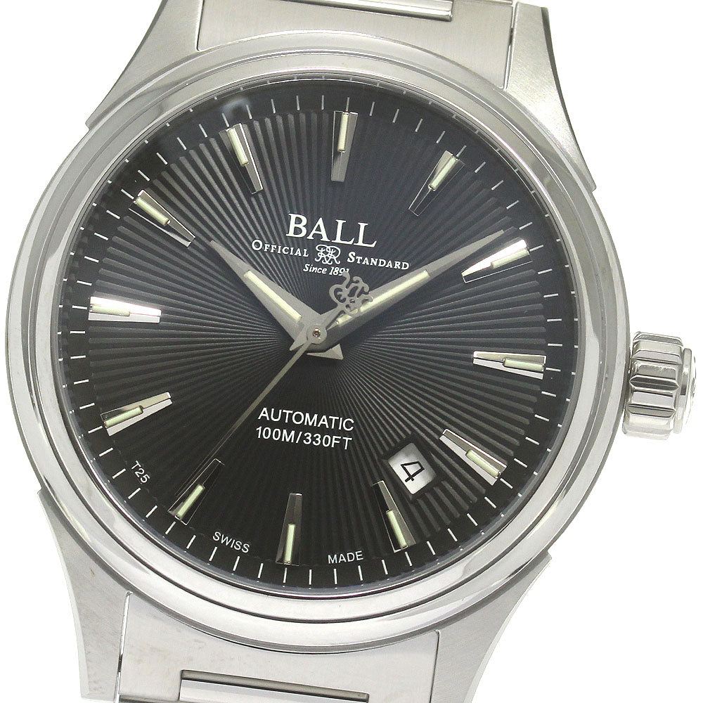 BALLWATCH Fireman Victory NM2098C-S6J-BK Date Black Dial Automatic Men's_849897